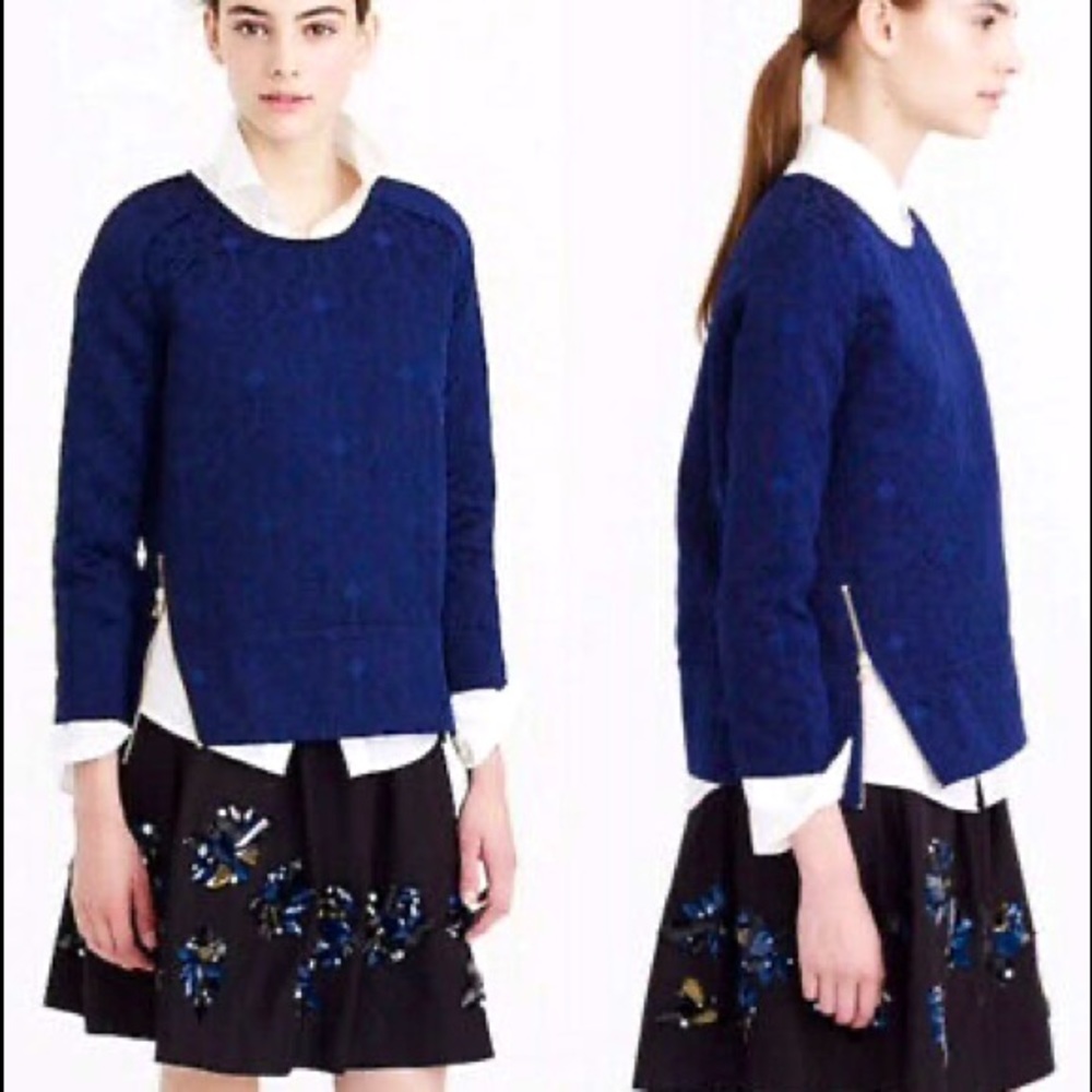 J Crew Navy Blue Top